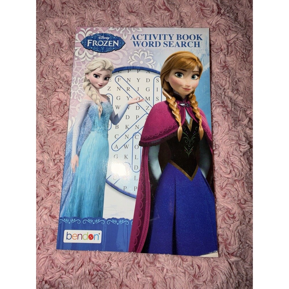 Disney Frozen Activity Book Word Search Fun Puzzle Travel Size